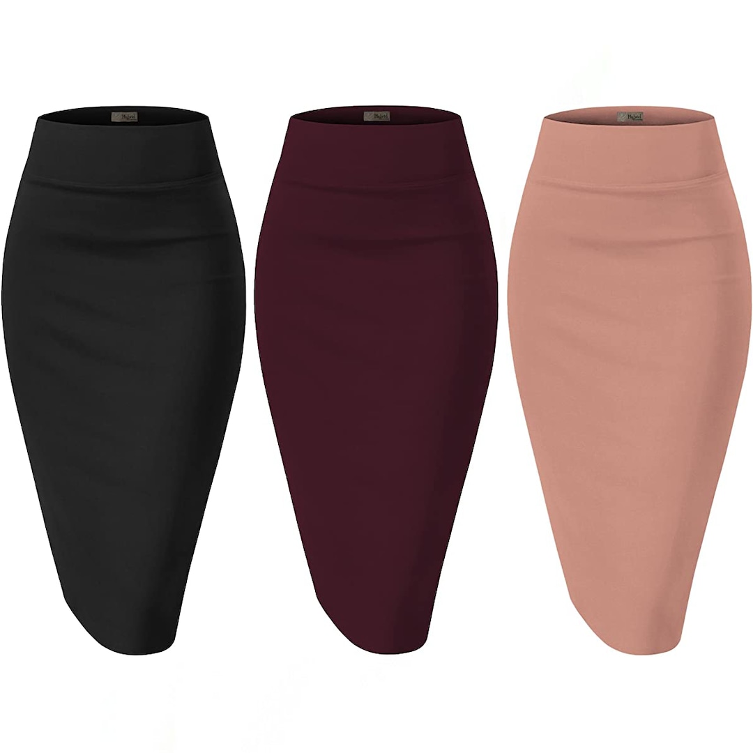 This $20 Stretchy Pencil Skirt Has 24,700+ Five-Star Amazon Reviews